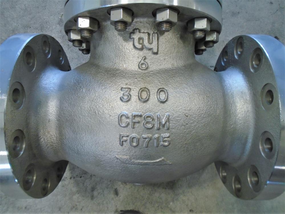 TY 6" 300# CF8M Globe Valve 202RF0912